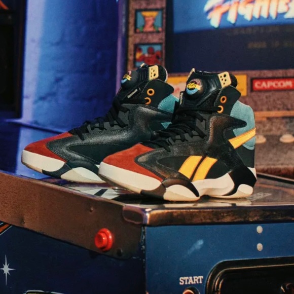 Reebok Shaq Attaq Street Fighter Edition Men’s Basketball Shoes Pump OG Retro - Picture 4 of 7